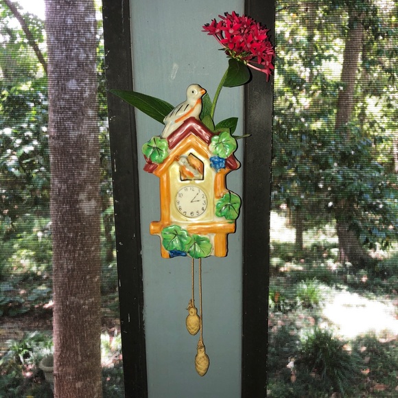 Vintage. Made in Japan Cuckoo clock wall pocket. - Picture 2 of 8